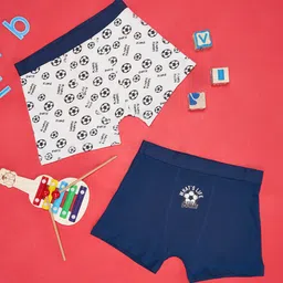 Pantaloons Junior Boys Pack Of 2 Pure Cotton Trunks 8909044214508-39