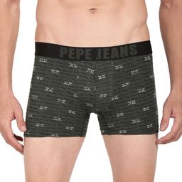 Pepe Jeans Men Green & White Printed Cotton Trunk OPT01-P-KOMBU GREEN AOP-XL-picture-56