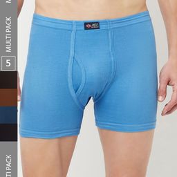 T.T. Mens Pack Of 4 Jazz Pure Cotton Trunks-9