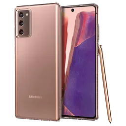 spigen Liquid Crystal TPU & Polycarbonate Back Cover for SAMSUNG Galaxy Note 20 (Wireless Charging Compatible, Crystal Clear)-image-68