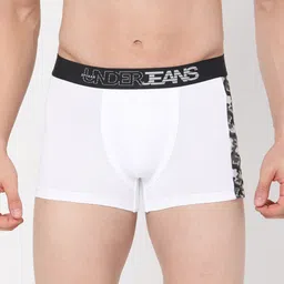 Underjeans by Spykar Men White Cotton Blend Trunk-picture-56