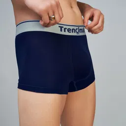 Trendmalls Men Lightweight Trunk TM-MU02-Navy Blue-S-20