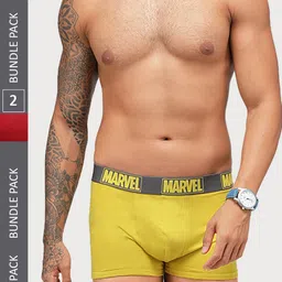Zoiro Pack Of 2 Printed Detail Trunks-picture-42