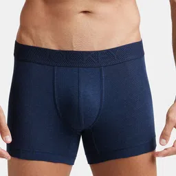 Jockey Men LM06 Breathable Mesh Solid CottonTrunk LM06-0105-NVYML-image-11