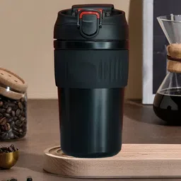 UniKart Black Single Stainless Steel Solid Hot & Cold Tumbler 480ml-picture-27