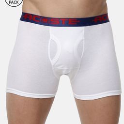 Ramraj Men Pack of 3 White ACOSTE Solid Short Length Pure Cotton Trunks-picture-38