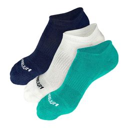 Heelium Men Pack of 3 Odour-Free Breathable Anti-Bacterial Bamboo Ankle Length Socks-31