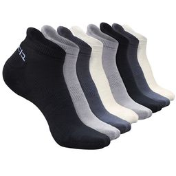 Heelium Men Pack of 8 Odour-Free Breathable Anti-bacterial Bamboo Ankle Length Socks-picture-52