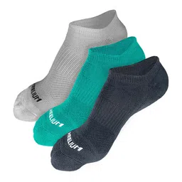 Heelium Men Pack of 3 Odour-Free Padded Base Anti-bacterial Bamboo Ankle Length Socks-picture-28