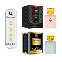 Ramsons 2-Pcs SRF Oudh Al Shums & SRF Raees Concentrated Perfume Oil Combo - 20ml Each-53