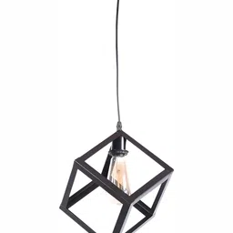 Whiteray Black Abstract Shaped Metal Contemporary Ceiling Lamp-image-69