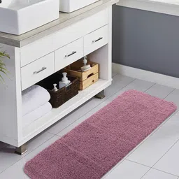 OBSESSIONS Pink Solid 1400 GSM Bath Rug-image-17