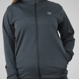 Fasha Mock Collar Long Sleeves Training or Gym Sporty Jacket-25