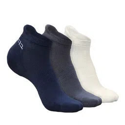 Heelium Men Pack Of 3 Super Soft Odour-Free Breathable Ankle Sport Socks-30