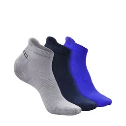 Heelium Men Pack of 3 Super Soft Odour-Free Breathable Ankle Sport Socks-29