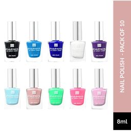 STARSTRUCK BY SUNNY LEONE Pack of 10 Nail Polishes-Vibe Check-19