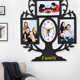 Attractionz Black & White Analogue Round Wall Clock-image-102
