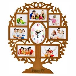Attractionz Beige & White Textured Contemporary Wall Clock-10