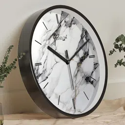 RANDOM Black & White Contemporary Wall Clock-27