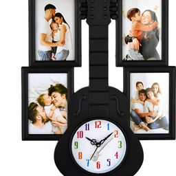 Attractionz Black & White Contemporary Round Shaped Wall Clock-image-84