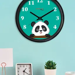 RANDOM Clone Black & White Printed Contemporary Wall Clock-image-9