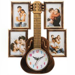 Attractionz Brown & White Textured Contemporary Wall Clock-image-6