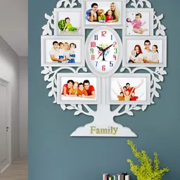 Attractionz White & White Wall Clock-image-38
