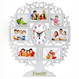 Attractionz White & White Wall Clock-image-37