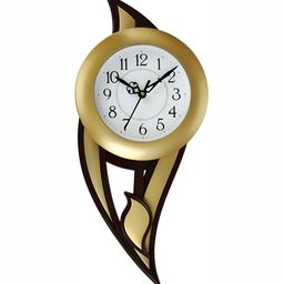 Attractionz Gold-Toned Wall Clock-image-94