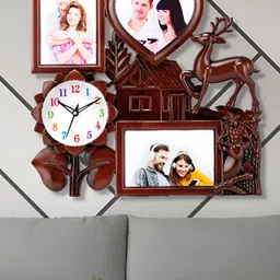 Attractionz Brown & Beige Wall Clock-image-13