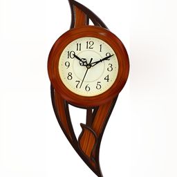 Attractionz Brown & Beige Wall Clock-16