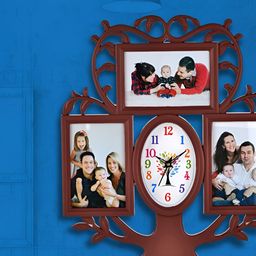 Attractionz Brown & Beige Wall Clock-11