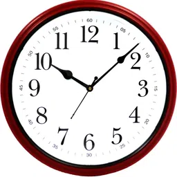 Sigaram Brown Round Regular Wall Clock-image-10