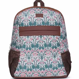 ZOUK Hooghly Nouveau Classic Women Textured Non-Padded Fabric Backpack-1