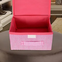 Kuber Industries Pink 2 Pieces Printed Drawer Organizers-22
