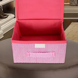 Kuber Industries Pink 4-Pieces Self Design Drawer Organisers-33