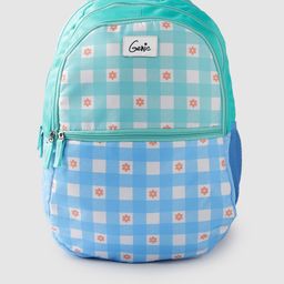Genie Women Colourblocked & Checked Backpack-41