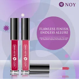 NOY Set of 4 Blush Babe Smudge-Free Matte Liquid Lipstick 4 ml each - Shade 01-03-06-08 image 4