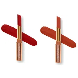 ME-ON Set of 2 Matte Vogue None-Transfer Lipsticks - Shade 02 & 15 image 1