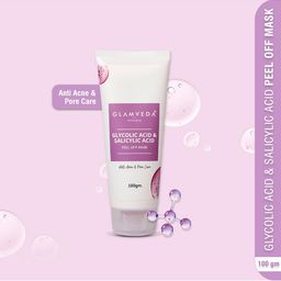 GLAMVEDA Glycolic Acid & Salicylic Acid Anti Acne & Pore Care Peel off Mask - 100 gm-37