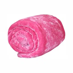 RF RELAXFEEL Pink Ethnic Motifs Heavy Winter 500 GSM Single Bed Blanket-image-92