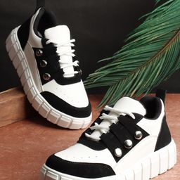 Roadster Color-Blocked Lightweight Running Sneakers Casual Shoes-29