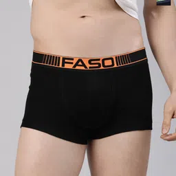 FASO Pack Of 2 Printed Cotton Ultrasoft Trunk FA1502-SQ-NAVY-CHESABLU-picture-25