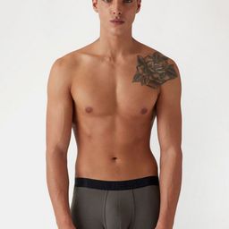 Guess Cotton Blend Men Pack of 3 Solid Trunk-56