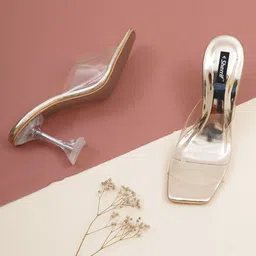 Sherrif Shoes Open Toe Block Heels-4