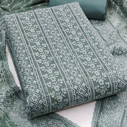 KALINI Embroidered Unstitched Dress Material-picture-23