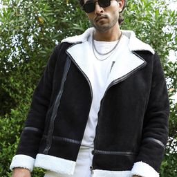 Campus Sutra Lapel Collar Windcheater Bomber Jacket-picture-17