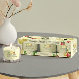 YANKEE CANDLE Set Of 3 Solid Votive Scented Candles-54