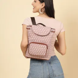 Anekaant Unisex Geometric Backpack-3