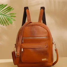 Teakwood Leathers Women Textured Leather Backpack-picture-21
